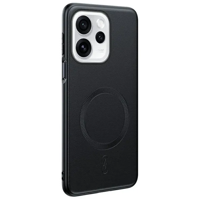 Coque Oppo Reno 15 cuir magnétique