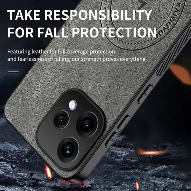 Coque Oppo Reno 15 MagSafe Nappa avec 2 verre trempé