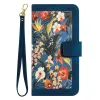 Housse Oppo Reno15 Fleurs Exotiques avec Dragonne