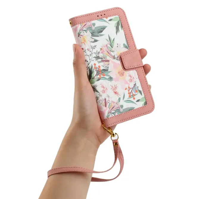 Housse Oppo Reno 15 Aquarelle Florale avec Dragonne