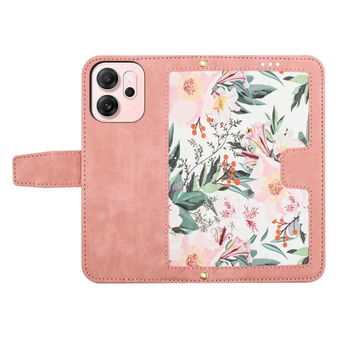 Housse Oppo Reno 15 Aquarelle Florale avec Dragonne