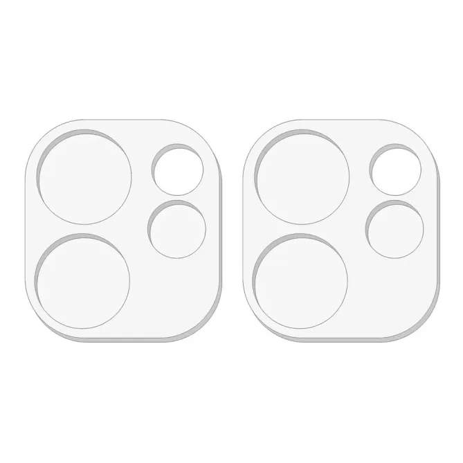 Verre Trempé Oppo Reno 15 Pro pour lentille (2 pièces)