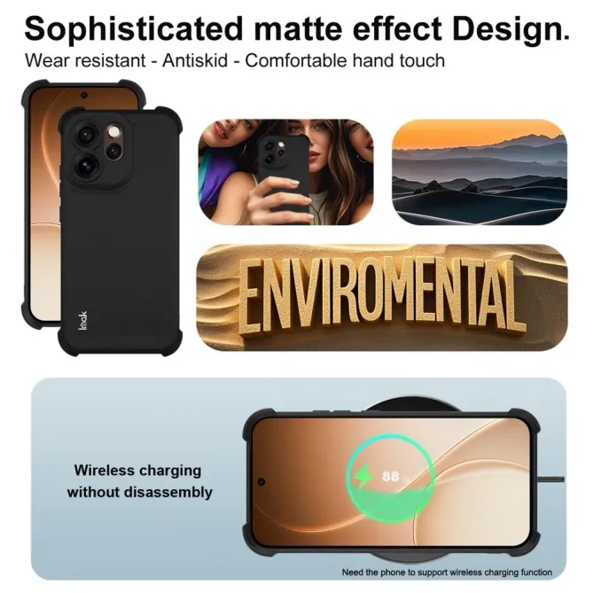Coque Oppo Reno 15 Pro class protect - Noir mat