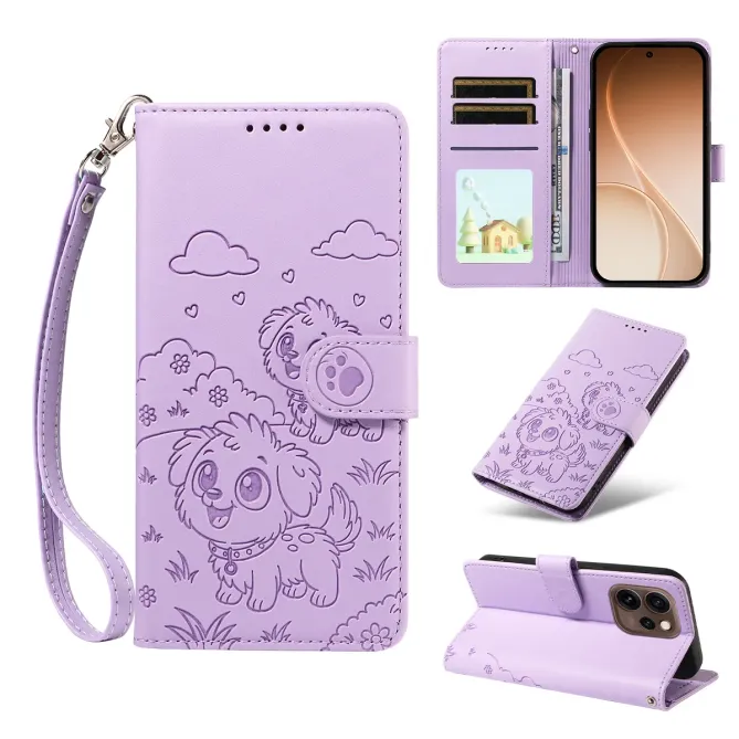Housse Oppo Reno 15 Pro Chiens en Relief | CUDDLE