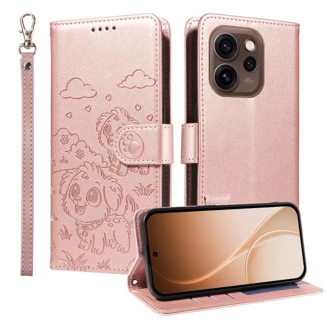 Housse Oppo Reno 15 Pro Chiens en Relief | CUDDLE