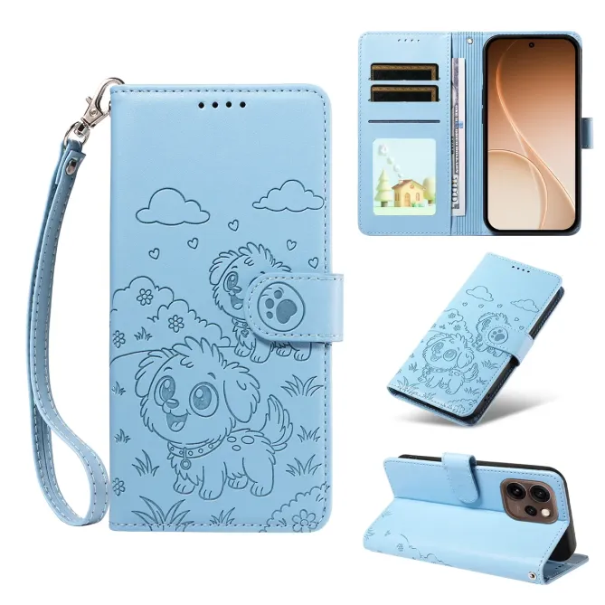 Housse Oppo Reno 15 Pro Chiens en Relief | CUDDLE