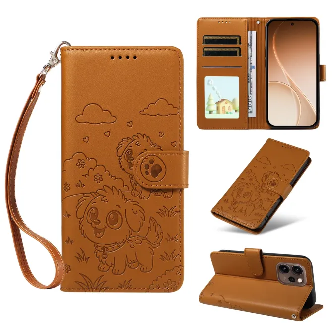 Housse Oppo Reno 15 Pro Chiens en Relief | CUDDLE