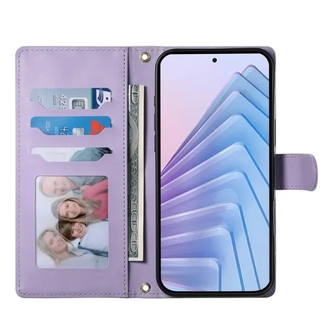 Étui Oppo Reno15 Pro 5G à surpiqûres losange