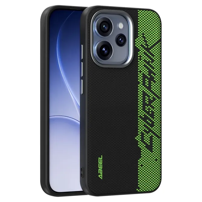 Coque Oppo Reno15 Pro 5G Racing Noir et Vert
