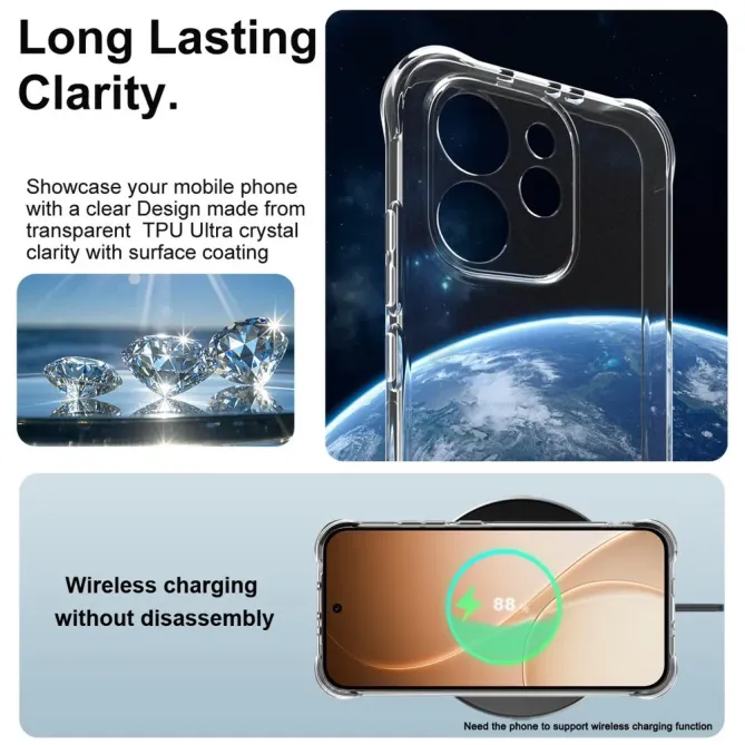 Coque Oppo Reno15 Pro 5G Class Protect Transparent