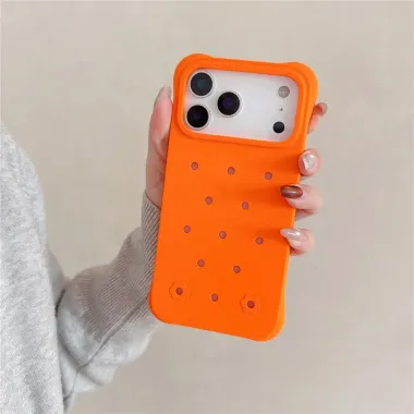 Coque iPhone 17 Pro Max Breathe perforée anti-chocs Orange - photo 8