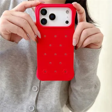 Coque iPhone 17 Pro Max Breathe perforée anti-chocs Rouge - photo 18