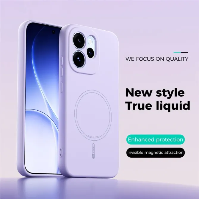 Coque Oppo Reno15 Pro 5G MagSafe Silicone Liquide