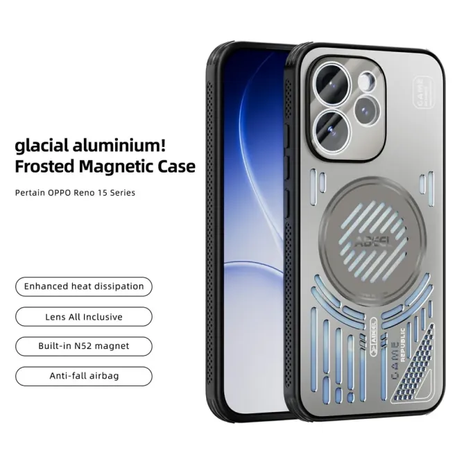 Coque Oppo Reno15 Pro 5G magnétique aluminium