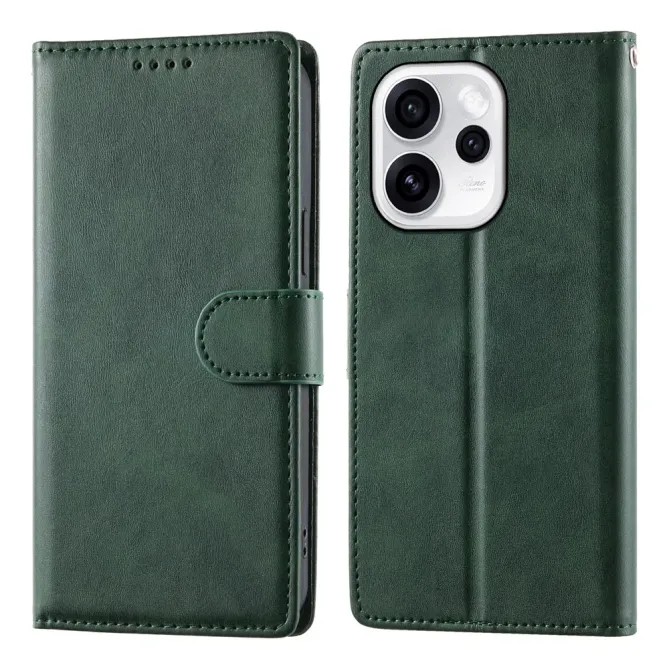 Housse Oppo Reno15 Pro 5G portefeuille cuir avec dragonne