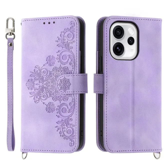 Housse OPPO Reno15 Pro Max 5G Arabesques à Lanière
