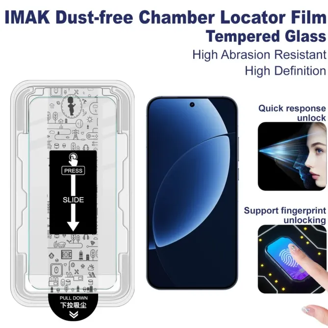 Verre Trempé OPPO Reno15 Pro Max 5G Kit Installation Automatique Anti-
