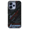 Coque OPPO Reno15 Pro Max 5G Design Circuit Bleu et Rouge