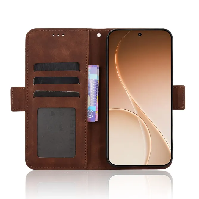 Housse OPPO Reno15 Pro Max 5G premium portefeuille avec porte cartes
