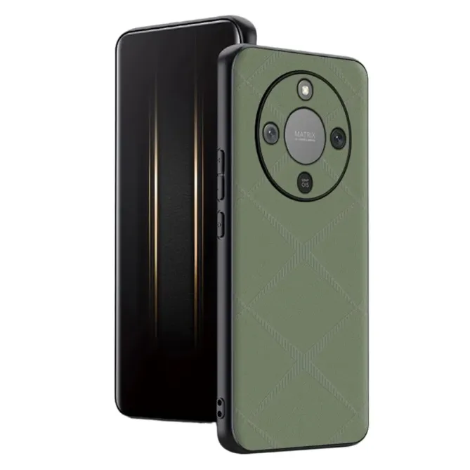 Coque Honor Magic 8 Lite / X9d 5G motif X relief effet cuir