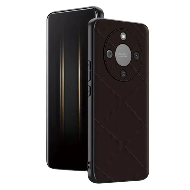Coque Honor Magic 8 Lite / X9d 5G motif X relief effet cuir