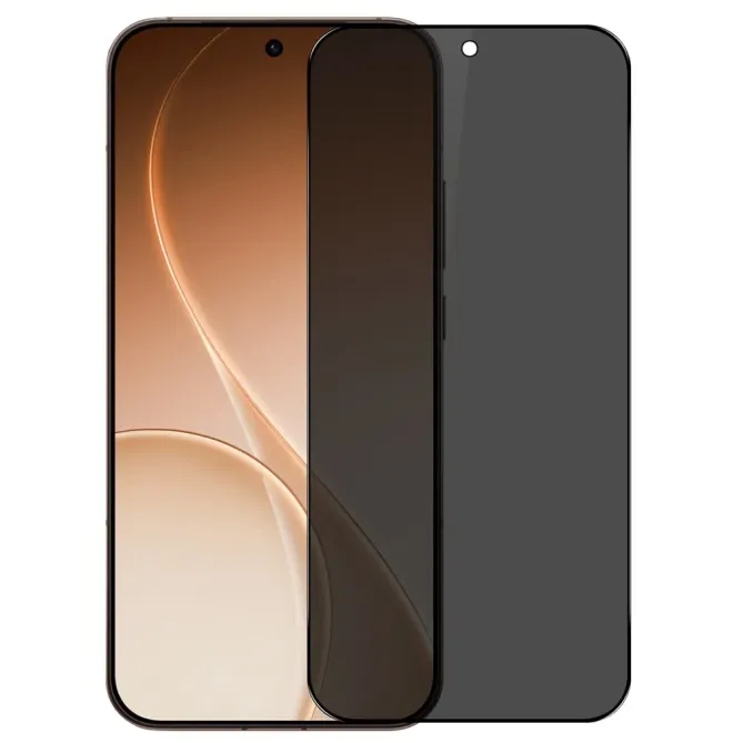 Protection écran OPPO Reno15 Pro Max 5G Anti-Espion 2.5D Contour Noir