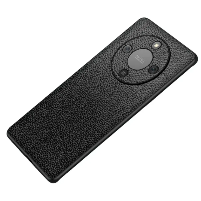 Coque Honor Magic 8 Lite / X9d 5G Effet Cuir Grainé Fine Légère