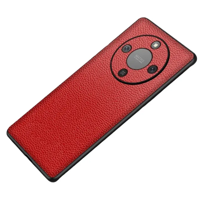 Coque Honor Magic 8 Lite / X9d 5G Effet Cuir Grainé Fine Légère