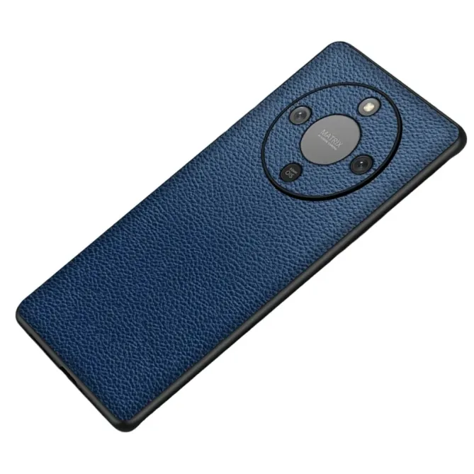 Coque Honor Magic 8 Lite / X9d 5G Effet Cuir Grainé Fine Légère