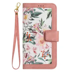 Housse Honor Magic 8 Lite / X9d 5G Aquarelle Florale avec Dragonne