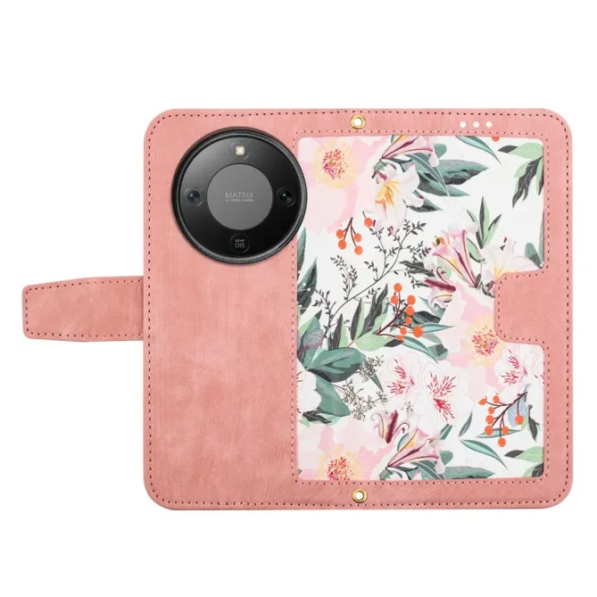 Housse Honor Magic 8 Lite / X9d 5G Aquarelle Florale avec Dragonne