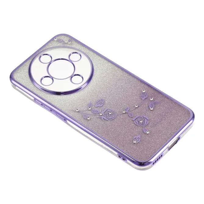 Coque Honor Magic 8 Lite / X9d 5G Glamour Glitz avec Sangle