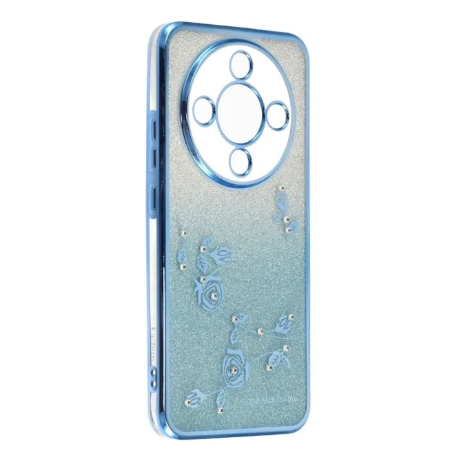 Coque Honor Magic 8 Lite / X9d 5G Glamour Glitz avec Sangle