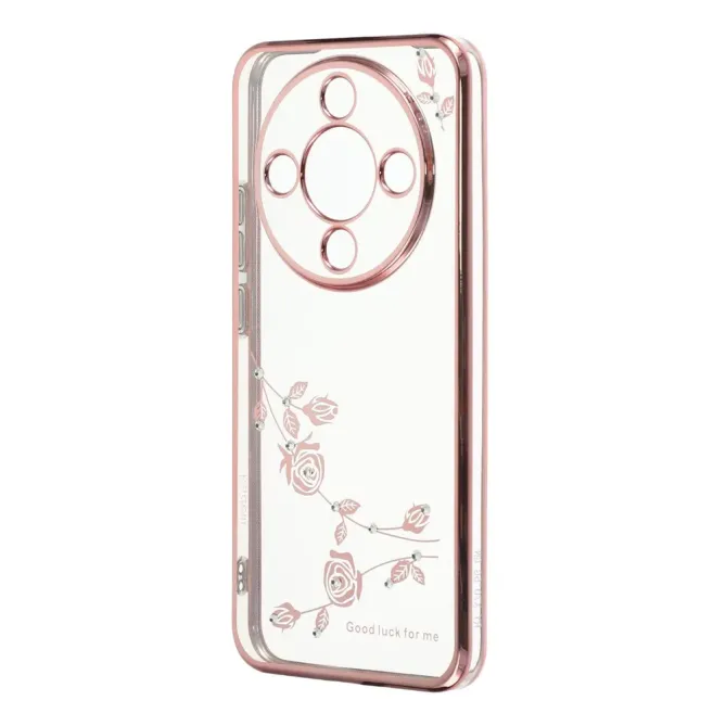 Coque Honor Magic 8 Lite / X9d 5G à Cristaux et Fleurs