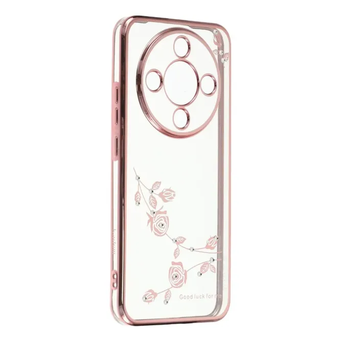 Coque Honor Magic 8 Lite / X9d 5G à Cristaux et Fleurs