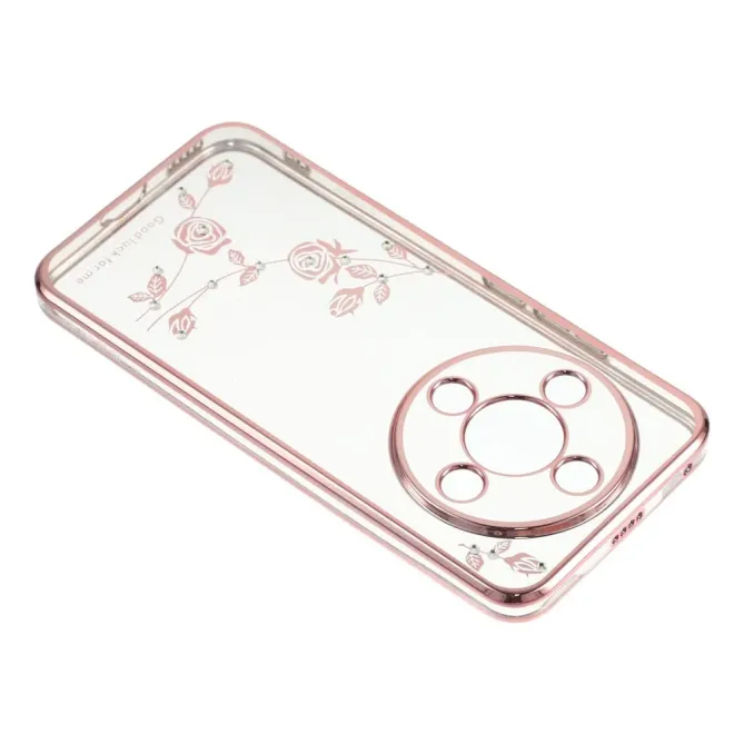 Coque Honor Magic 8 Lite / X9d 5G à Cristaux et Fleurs