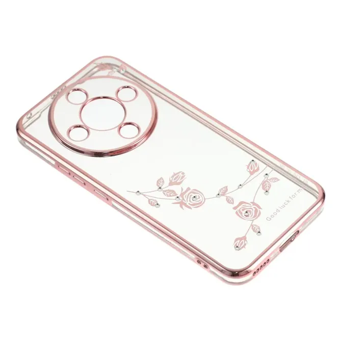Coque Honor Magic 8 Lite / X9d 5G à Cristaux et Fleurs