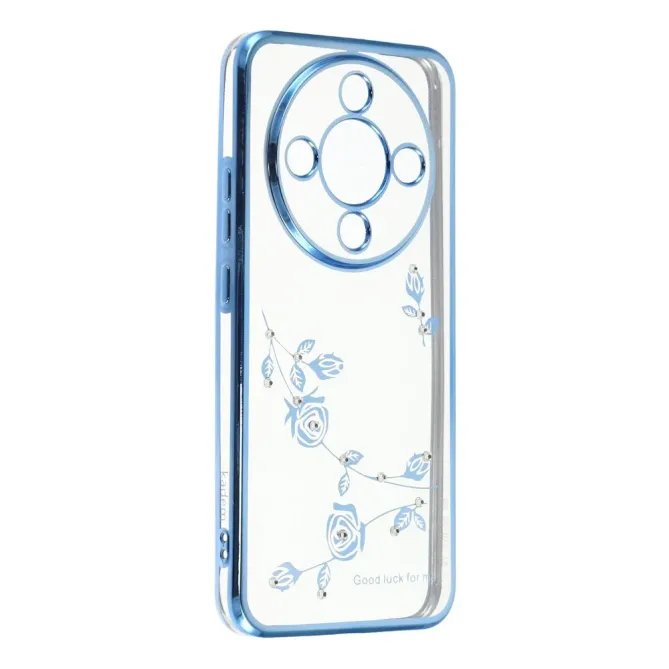 Coque Honor Magic 8 Lite / X9d 5G à Cristaux et Fleurs
