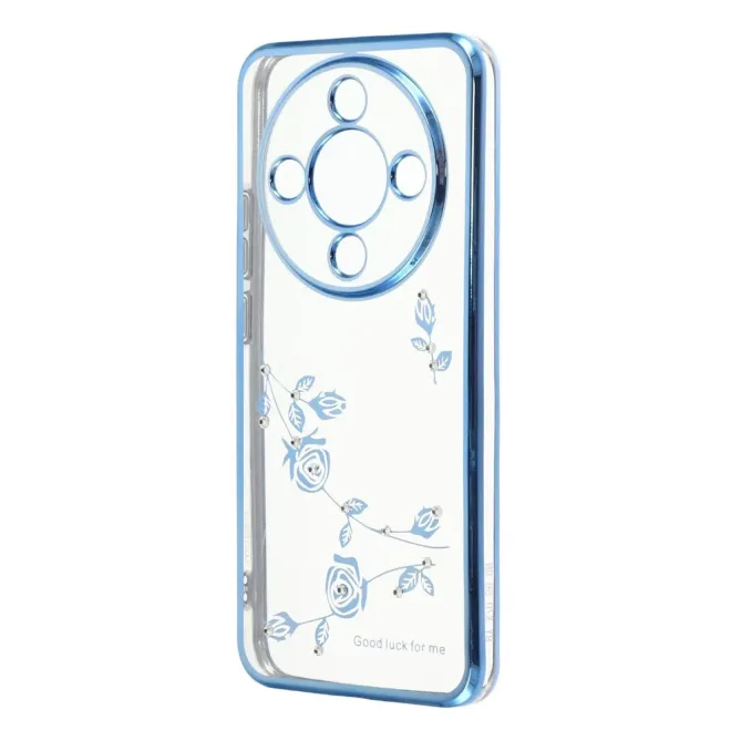 Coque Honor Magic 8 Lite / X9d 5G à Cristaux et Fleurs