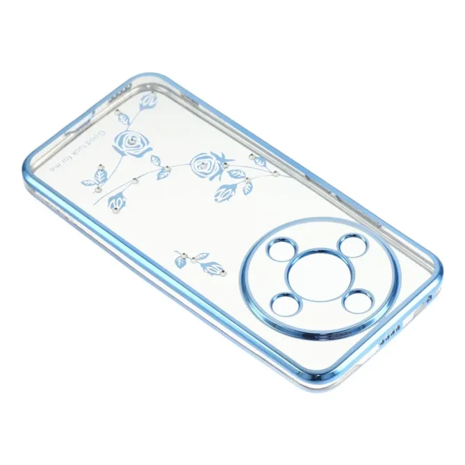 Coque Honor Magic 8 Lite / X9d 5G à Cristaux et Fleurs
