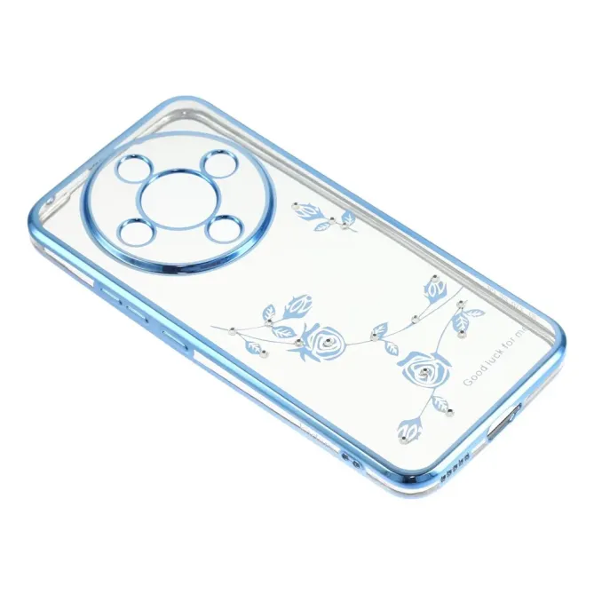 Coque Honor Magic 8 Lite / X9d 5G à Cristaux et Fleurs