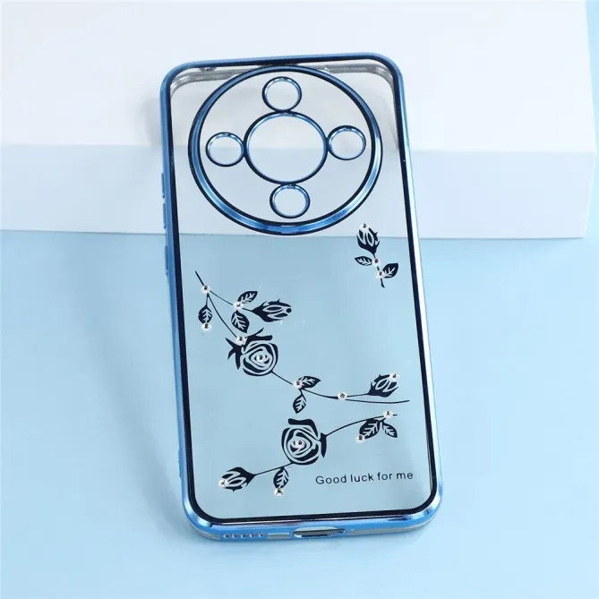 Coque Honor Magic 8 Lite / X9d 5G à Cristaux et Fleurs