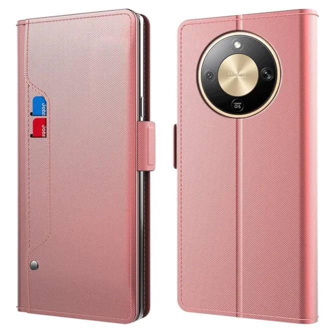 Housse Honor Magic 8 Lite / X9d 5G premium porte cartes avec miroir