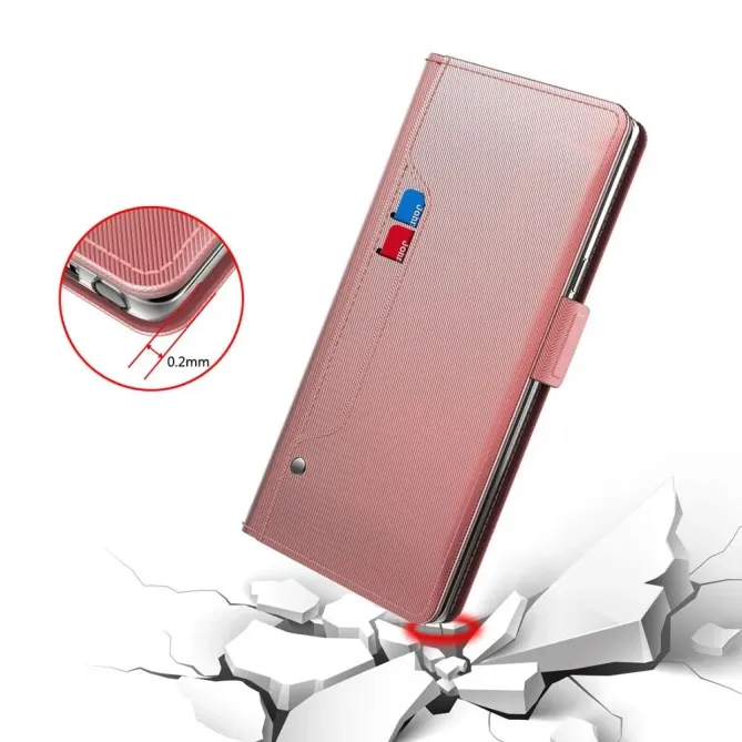 Housse Honor Magic 8 Lite / X9d 5G premium porte cartes avec miroir