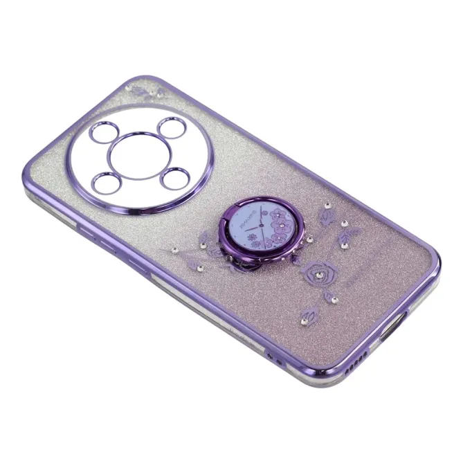 Coque Honor Magic 8 Lite / X9d 5G Glamour Glitz avec Anneau