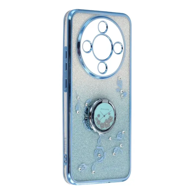 Coque Honor Magic 8 Lite / X9d 5G Glamour Glitz avec Anneau