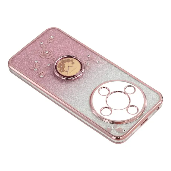 Coque Honor Magic 8 Lite / X9d 5G Glamour Glitz avec Anneau