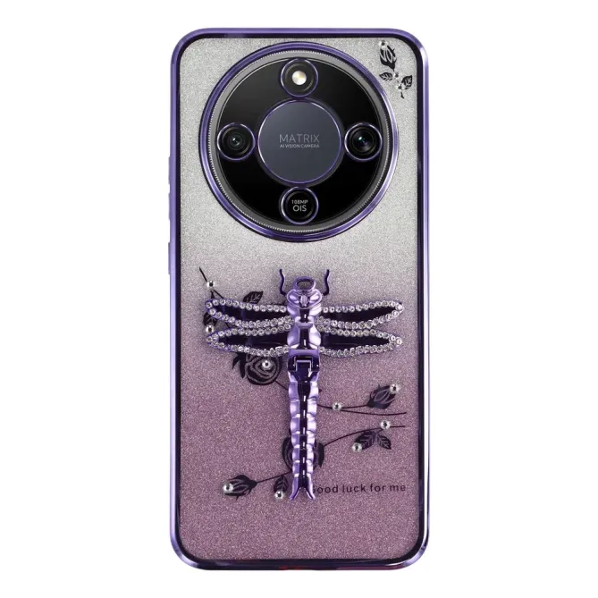 Coque Honor Magic 8 Lite / X9d 5G Glamour Glitz Papillon