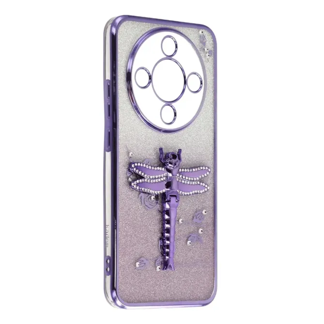 Coque Honor Magic 8 Lite / X9d 5G Glamour Glitz Papillon
