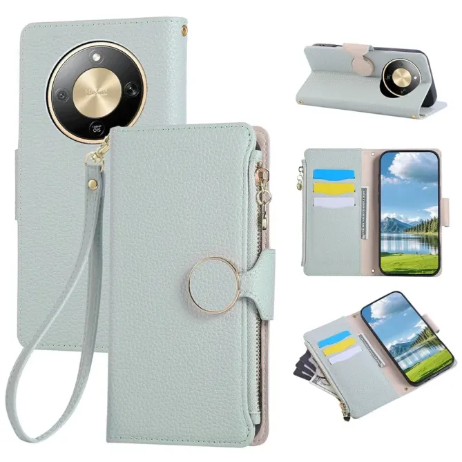 Housse Honor Magic 8 Lite / X9d 5G Portefeuille Zippé | Léonie